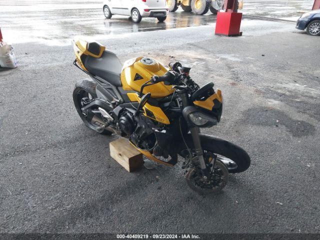  Salvage Triumph Motorcycle Street Triple