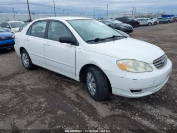  Salvage Toyota Corolla