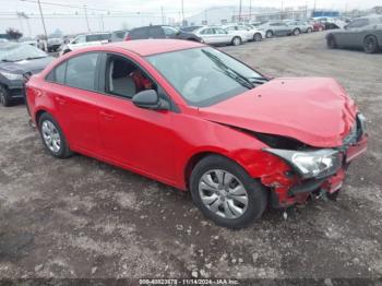  Salvage Chevrolet Cruze