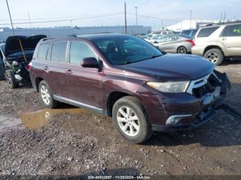  Salvage Toyota Highlander