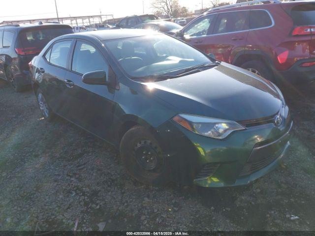  Salvage Toyota Corolla