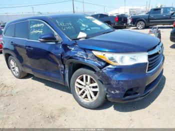  Salvage Toyota Highlander