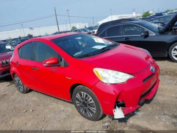  Salvage Toyota Prius c