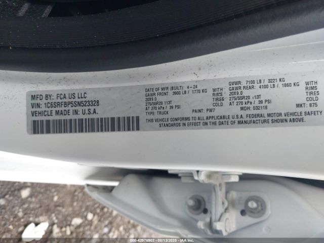 Ram 1500 Big Horn Crew Cab 4x4 6'4 Box Image 8