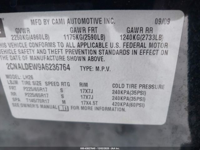 Chevrolet Equinox Lt Image 9