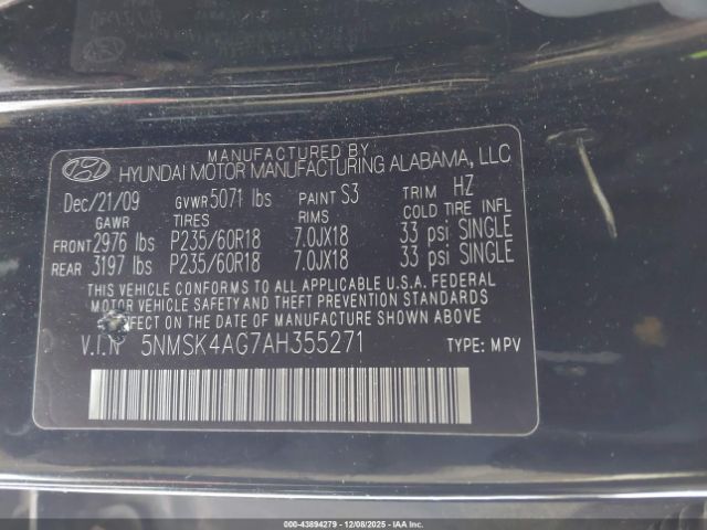 Hyundai SANTA FE Limited V6 Image 10