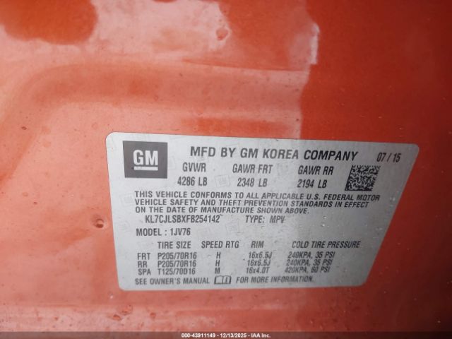 Chevrolet Trax Lt Image 6