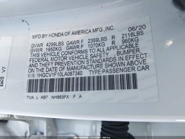 Honda Accord Lx Image 3