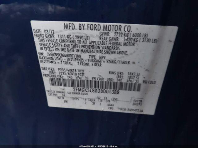 Ford Flex Sel Image 11