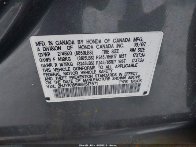 Honda Ridgeline Rtl Image 11