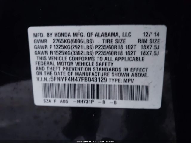 Honda Pilot Ex Image 15