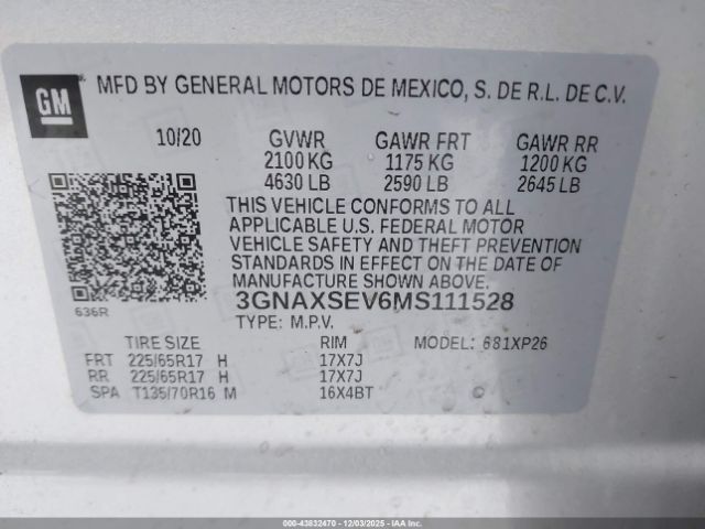 Chevrolet Equinox Awd Ls Image 9